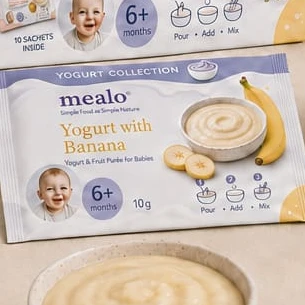 Freeze-dried Yogurt with Banana, supplied as Powder