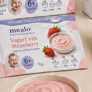 Freeze-dried Yogurt with Strawberry, supplied as Powder