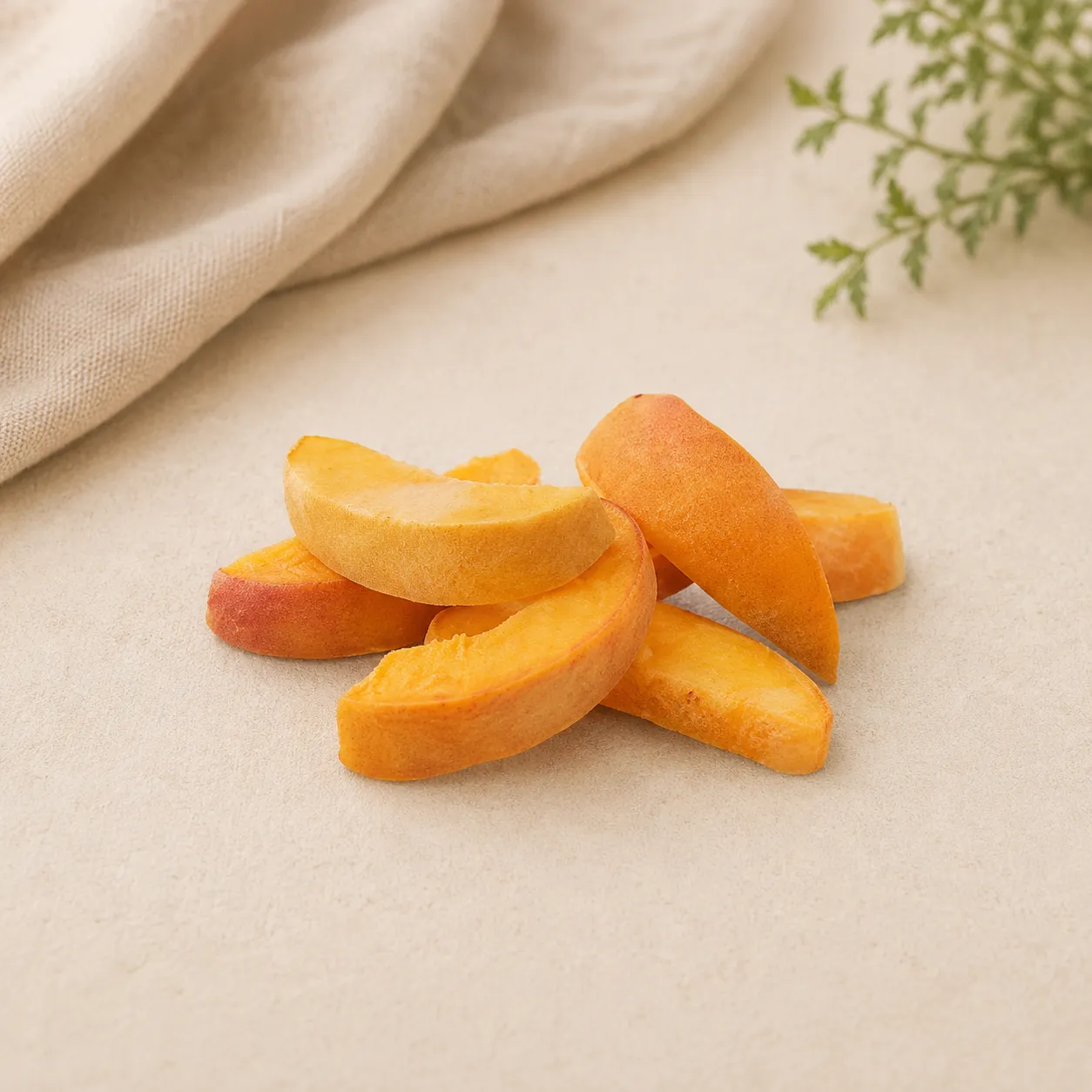 Freeze-dried Apricot, supplied as Sliced