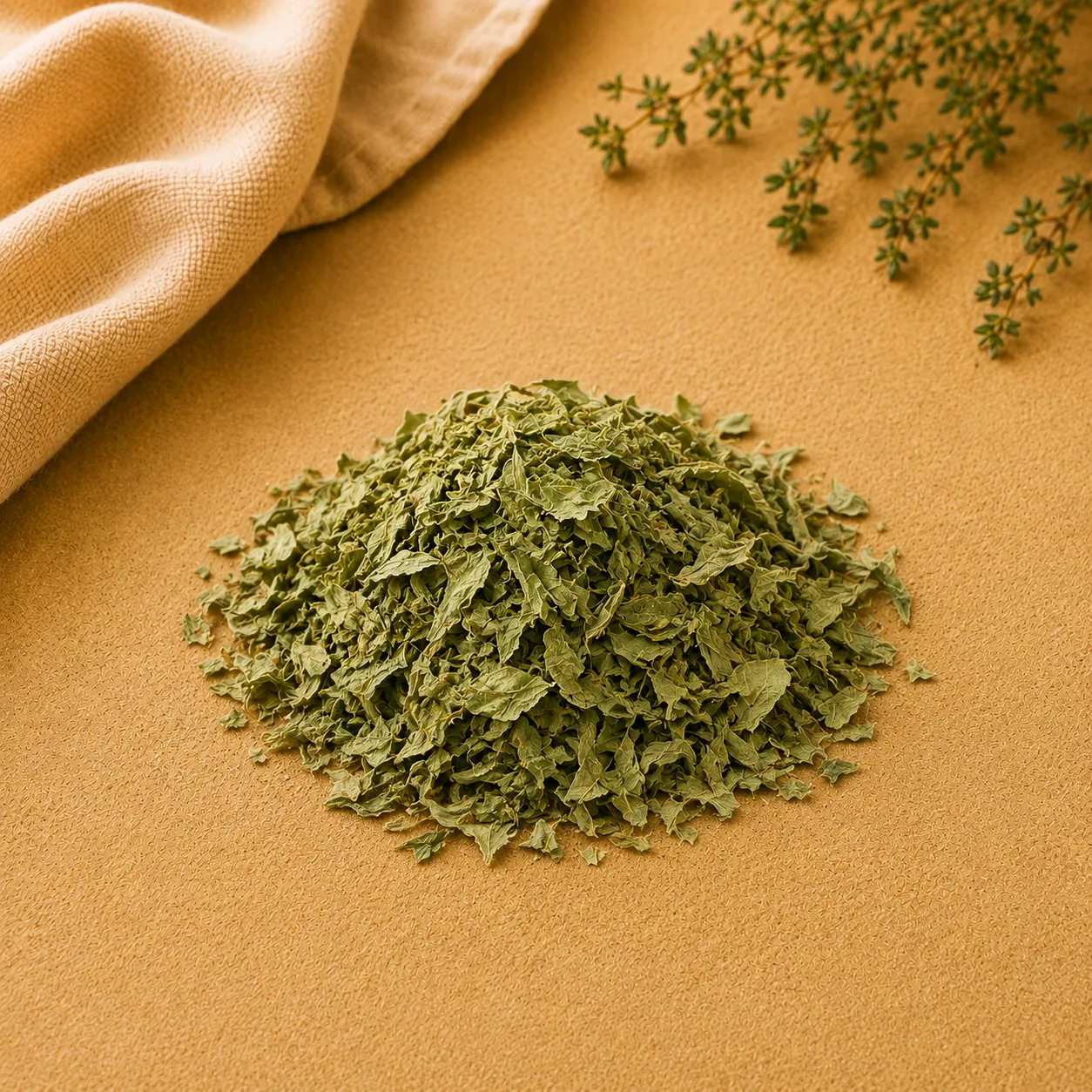 Freeze-dried Basil, supplied as Leaf
